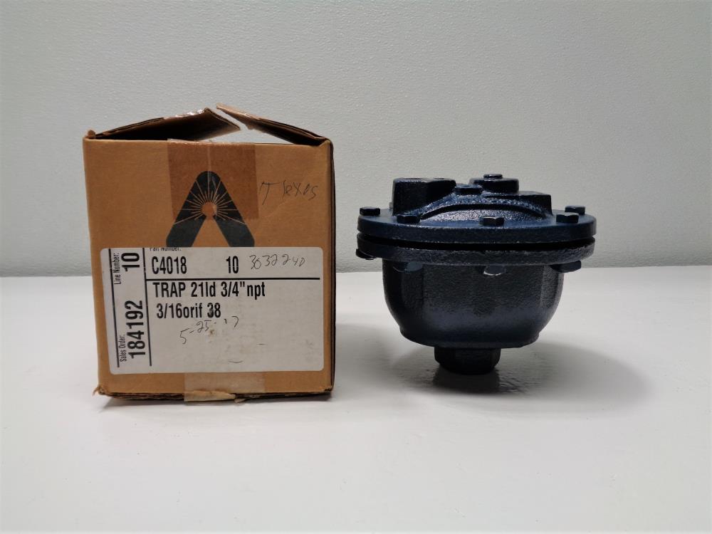 Armstrong 3/4" NPT Liquid Drain Trap 21LD #C4018